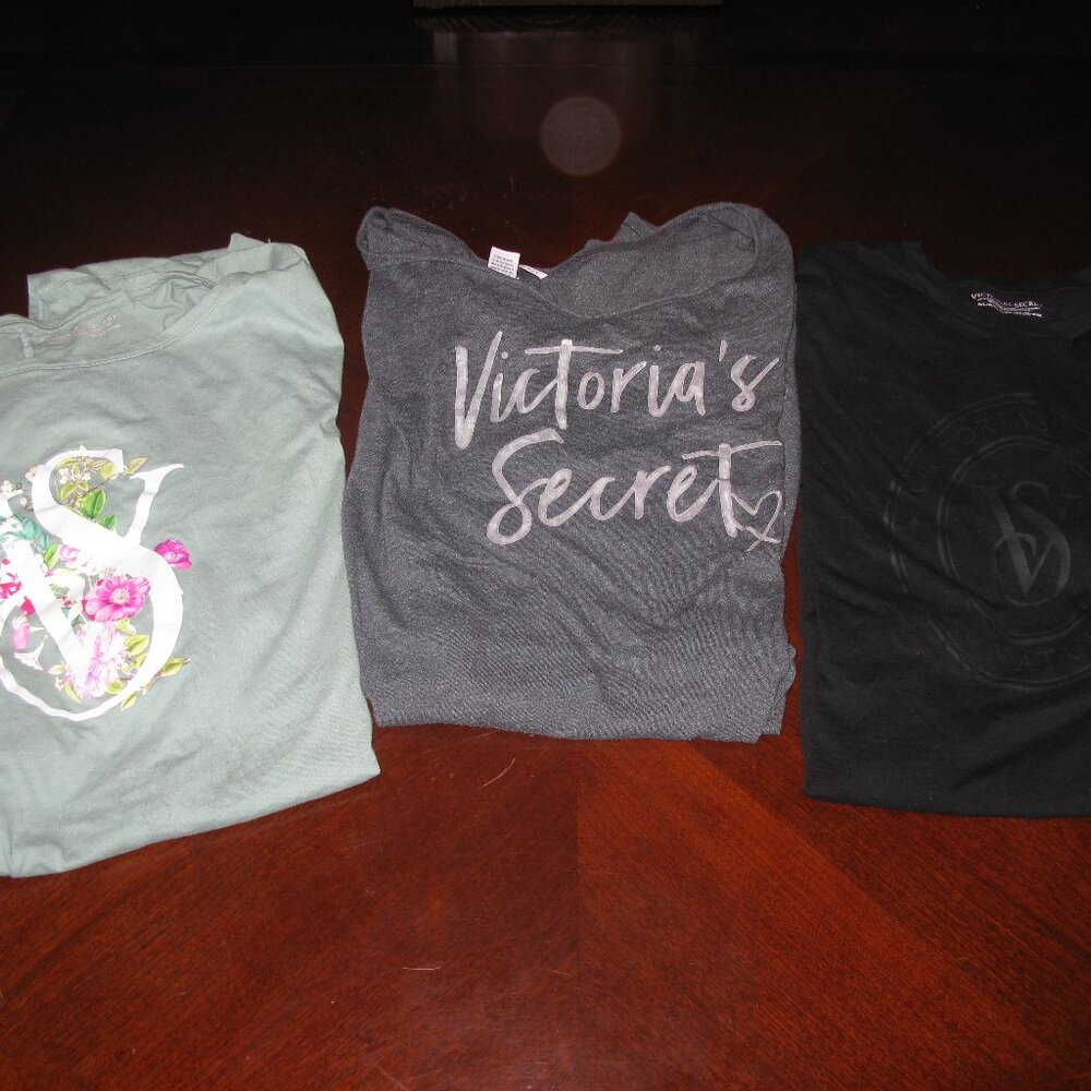 Collection of 3 Victoria's Secret tee shirt tops